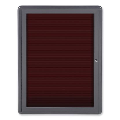 Enclosed Letterboard, 24.13 x 33.75, Gray Powder-Coated Aluminum Frame, Ships in 7-10 Business Days1