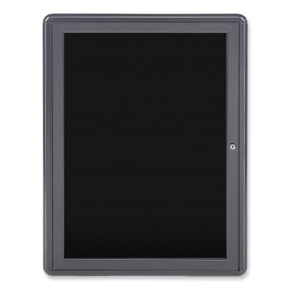Enclosed Letterboard, 24.13 x 33.75, Gray Powder-Coated Aluminum Frame, Ships in 7-10 Business Days1