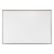 Proma Magnetic Porcelain Projection Whiteboard w/Satin Aluminum Frame, 48.5 x 36.5, White Surface,Ships in 7-10 Business Days1
