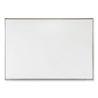 Proma Magnetic Porcelain Projection Whiteboard w/Satin Aluminum Frame, 72.5 x 48.5, White Surface,Ships in 7-10 Business Days1