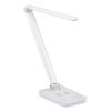 Vamp LED Wireless Charging Lamp, Multi-pivot Neck, 16.75" High, White, Ships in 1-3 Business Days1