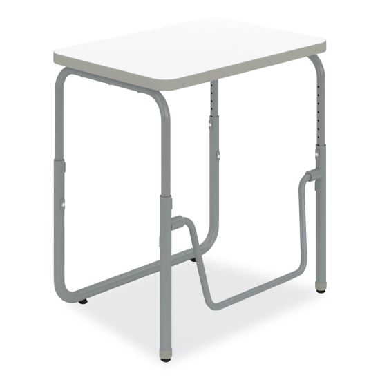 AlphaBetter 2.0 Height-Adjust Student Desk with Pendulum Bar, 27.75 x 19.75 x 22 to 30, Dry Erase, Ships in 1-3 Business Days1
