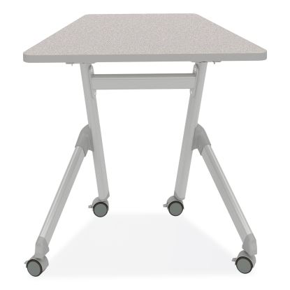 Learn Nesting Trapezoid Desk, 32.83" x 22.25" to 29.5", Gray, Ships in 1-3 Business Days1