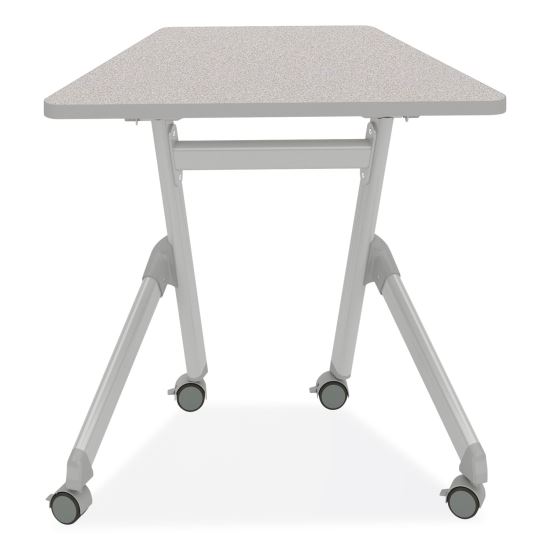 Learn Nesting Trapezoid Desk, 32.83" x 22.25" to 29.5", Gray, Ships in 1-3 Business Days1