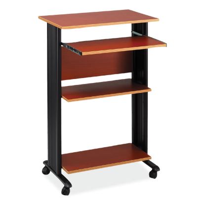 Muv Standing Desk, 29.5" x 22" x 45", Cherry, Ships in 1-3 Business Days1