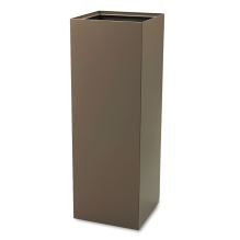 Public Square Recycling Receptacles, Paper Recycling, 42 gal, Steel, Brown, Ships in 1-3 Business Days1