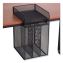 Onyx Vertical Hanging Storage, 4 Sections, Letter Size Files, 10.25" x 12" x 17.1", Black, Ships in 1-3 Business Days1