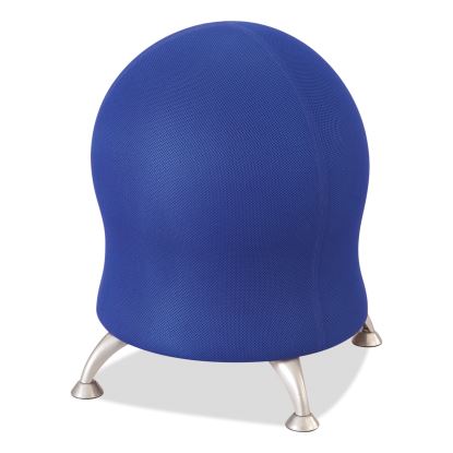 Zenergy Ball Chair, Backless, Supports Up to 250 lb, Blue Fabric, Ships in 1-3 Business Days1