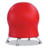 Zenergy Ball Chair, Backless, Supports Up to 250 lb, Red Vinyl, Ships in 1-3 Business Days1