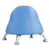 Runtz Ball Chair, Backless, Supports Up to 250 lb, Baby Blue Vinyl Seat, Silver Base, Ships in 1-3 Business Days1