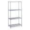 Industrial Wire Shelving, Four-Shelf, 36w x 24d x 72h, Metallic Gray, Ships in 1-3 Business Days1