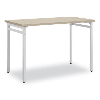 Ready Home Office Desk, 45.5" x 23.5" to 29.5", Beige/White, Ships in 1-3 Business Days1