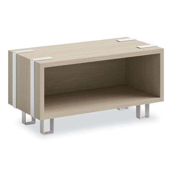 Ready Home Office Small Stackable Storage, 1-Shelf, 24w x 12d x 12.25h, Beige/White, Ships in 1-3 Business Days1