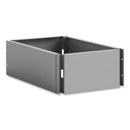 Single Continuous Metal Locker Base Addition, 11.7w x 16d x 5.75h, Gray, Ships in 1-3 Business Days1