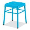 Steel GuestBistro Stool, Backless, Supports Up to 250 lb, 18" High BabyBlue Seat, BabyBlue Base, Ships in 1-3 Business Days1