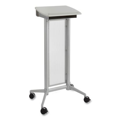 Impromptu Lectern, 26.5 x 18.75 x 46.5, Gray, Ships in 1-3 Business Days1