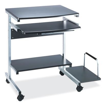 Eastwinds Series Portrait PC Desk Cart, 36" x 19.25" x 31", Anthracite, Ships in 1-3 Business Days1