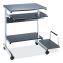 Eastwinds Series Portrait PC Desk Cart, 36" x 19.25" x 31", Anthracite, Ships in 1-3 Business Days1
