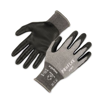 ProFlex 7072 ANSI A7 Nitrile-Coated CR Gloves, Gray, Small, Pair, Ships in 1-3 Business Days1