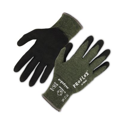 ProFlex 7042 ANSI A4 Nitrile-Coated CR Gloves, Green, X-Large, 12 Pairs/Pack, Ships in 1-3 Business Days1