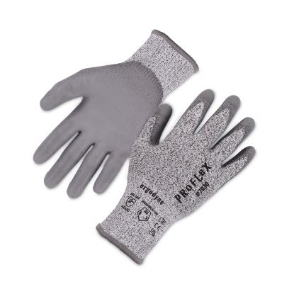 ProFlex 7030 ANSI A3 PU Coated CR Gloves, Gray, Small, 12 Pairs/Pack, Ships in 1-3 Business Days1