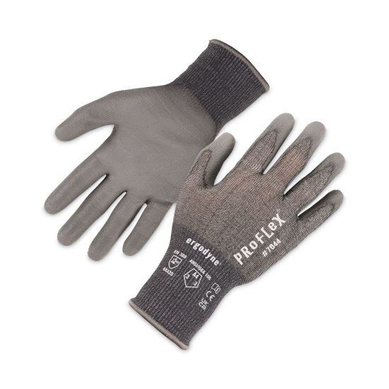 ProFlex 7044 ANSI A4 PU Coated CR Gloves, Gray, Large, 12 Pairs/Pack, Ships in 1-3 Business Days1