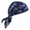 Chill-Its 6710 Cooling Embedded Polymers Tie Bandana Triangle Hat, One Size Fit Most, Navy Westrn, Ships in 1-3 Business Days1