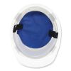 Chill-Its 6715 Hard Hat Cooling Pad - Polymers, 7 x 6.5, Blue, Ships in 1-3 Business Days1