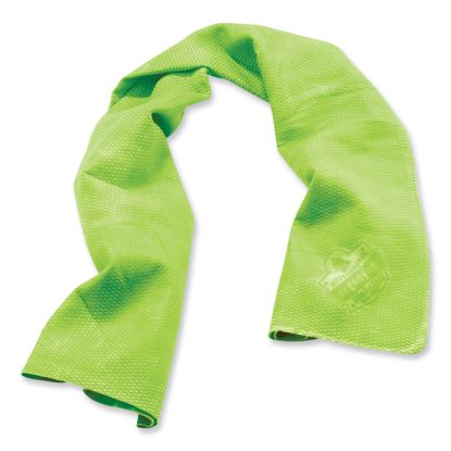 Chill-Its 6602 Evaporative PVA Cooling Towel, 29.5 x 13, One Size Fits Most, PVA, Hi-Vis Lime, Ships in 1-3 Business Days1