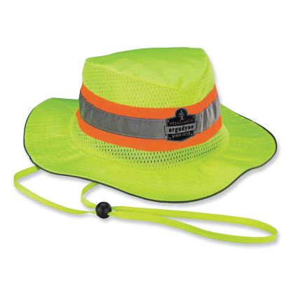 Chill-Its 8935MF Hi-Vis Microfiber Ranger Sun Hat, Small/Medium, Lime, Ships in 1-3 Business Days1