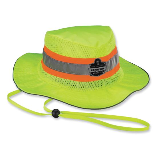 Chill-Its 8935MF Hi-Vis Microfiber Ranger Sun Hat, Small/Medium, Lime, Ships in 1-3 Business Days1