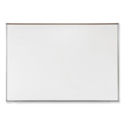 Proma Magnetic Porcelain Projection Whiteboard w/Satin Aluminum Frame, 96.5 x 48.5, White Surface,Ships in 7-10 Business Days1