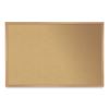 Natural Cork Bulletin Board with Frame, 60.5 x 36.5, Tan Surface, Oak Frame, Ships in 7-10 Business Days1