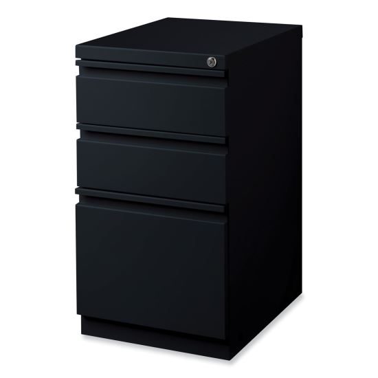 Full-Width Pull 20 Deep Mobile Pedestal File, Box/Box/File, Letter, Black, 15 x 19.88 x 27.75, Ships in 4-6 Business Days1