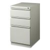 Full-Width Pull 20 Deep Mobile Pedestal File, Box/Box/File, Letter, Lt Gray, 15 x 19.88 x 27.75, Ships in 4-6 Business Days1