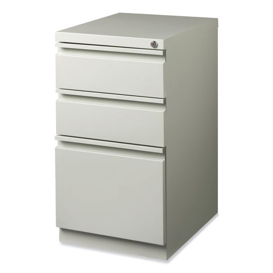 Full-Width Pull 20 Deep Mobile Pedestal File, Box/Box/File, Letter, Lt Gray, 15 x 19.88 x 27.75, Ships in 4-6 Business Days1