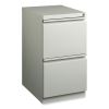 Full-Width Pull 20 Deep Mobile Pedestal File, File/File, Letter, Light Gray, 15 x 19.88 x 27.75, Ships in 4-6 Business Days1