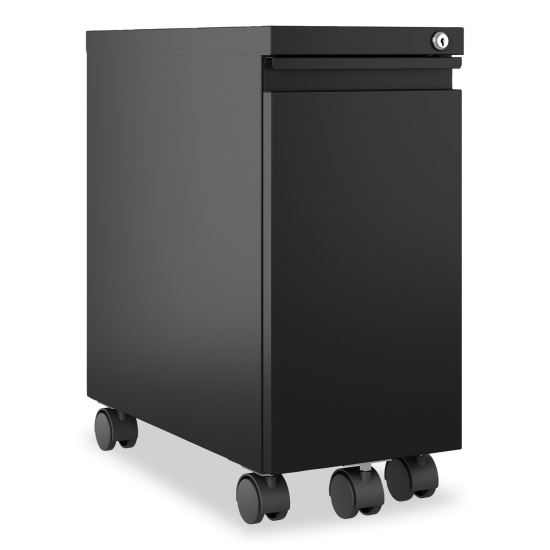 Zip Mobile Pedestal File, 1-Drawer, File, Legal/Letter, Black, 10 x 19.88 x 21.75, Ships in 4-6 Business Days1