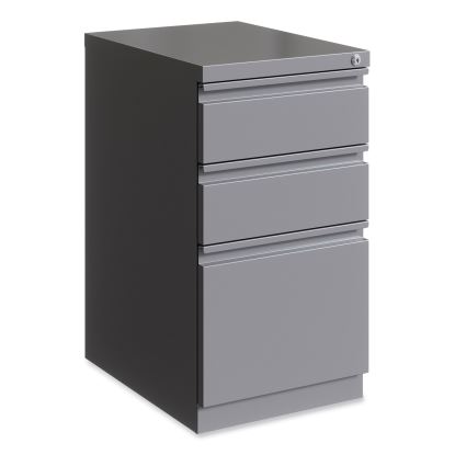 Full-Width Pull 20 Deep Mobile Pedestal File, Box/Box/File, Letter, Arctic Silver, 15x19.88x27.75,Ships in 4-6 Business Days1