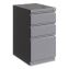 Full-Width Pull 20 Deep Mobile Pedestal File, Box/Box/File, Letter, Arctic Silver, 15x19.88x27.75,Ships in 4-6 Business Days1