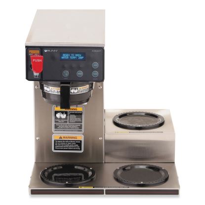 Axiom 15-3 12-Cup Low Profile Automatic Coffee Brewer, Gray/Stainless Steel, Ships in 7-10 Business Days1
