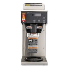 AXIOM DV-3 12-Cup Dual-Voltage Coffee Brewer with 3 Warmers, Silver/Black, Ships in 7-10 Business Days1