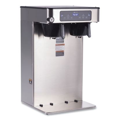 ICB Infusion Series Twin Tall Coffee Brewer, 51 Cups, Silver/Black, Ships in 7-10 Business Days1