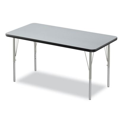 Height-Adjustable Activity Tables, Rectangular, 48w x 24d x 10h, Gray Granite, 4/Pallet, Ships in 4-6 Business Days1