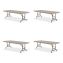 Adjustable Folding Tables, Rectangular, 60" x 30" x 22" to 32", Mocha Top, Brown Legs, 4/Pallet, Ships in 4-6 Business Days1