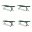 Adjustable Folding Tables, Rectangular, 72" x 30" x 22" to 32", Green Top, Black Base, 4/Pallet, Ships in 4-6 Business Days1