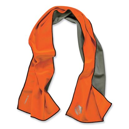 Chill-Its 6602MF Evaporative Microfiber Cooling Towel, 40.9 x 9.8, One Size, Microfiber, Orange, Ships in 1-3 Business Days1