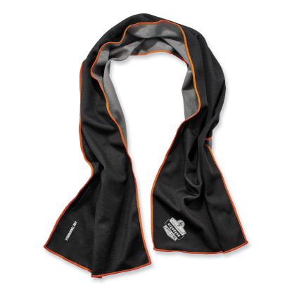 Chill-Its 6602MF Evaporative Microfiber Cooling Towel, 40.9 x 9.8, One Size, Microfiber, Black, Ships in 1-3 Business Days1