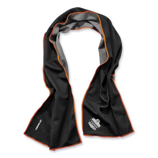 Chill-Its 6602MF Evaporative Microfiber Cooling Towel, 40.9 x 9.8, One Size, Microfiber, Black, Ships in 1-3 Business Days1