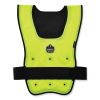 Chill-Its 6687 Economy Dry Evaporative Cooling Elastic Waist Vest, Nylon, Large/X-Large, Lime, Ships in 1-3 Business Days1